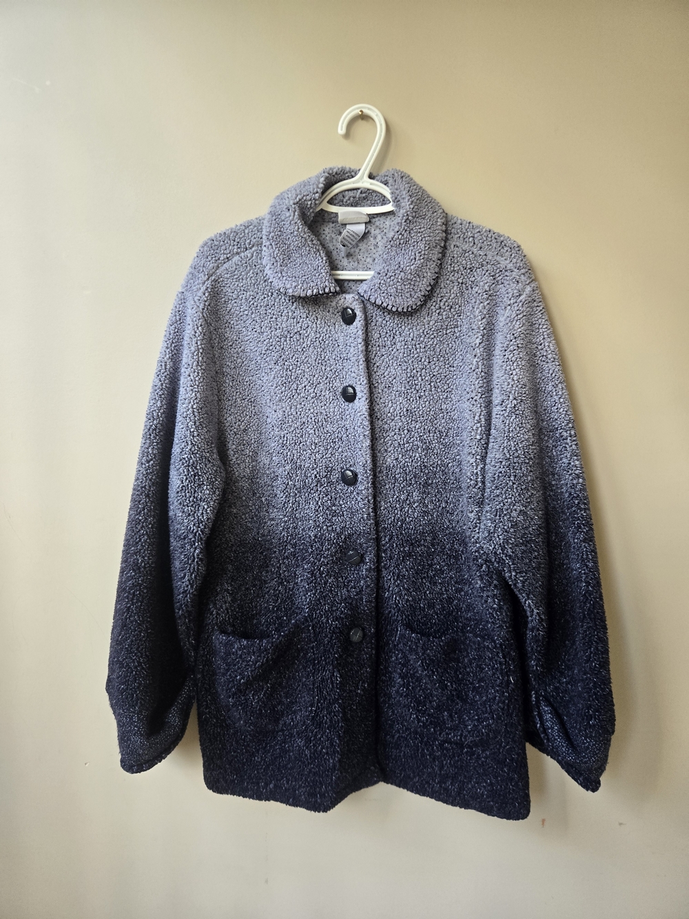 Northern Reflections Button‑Up Fleece Jacket – Women’s Medium